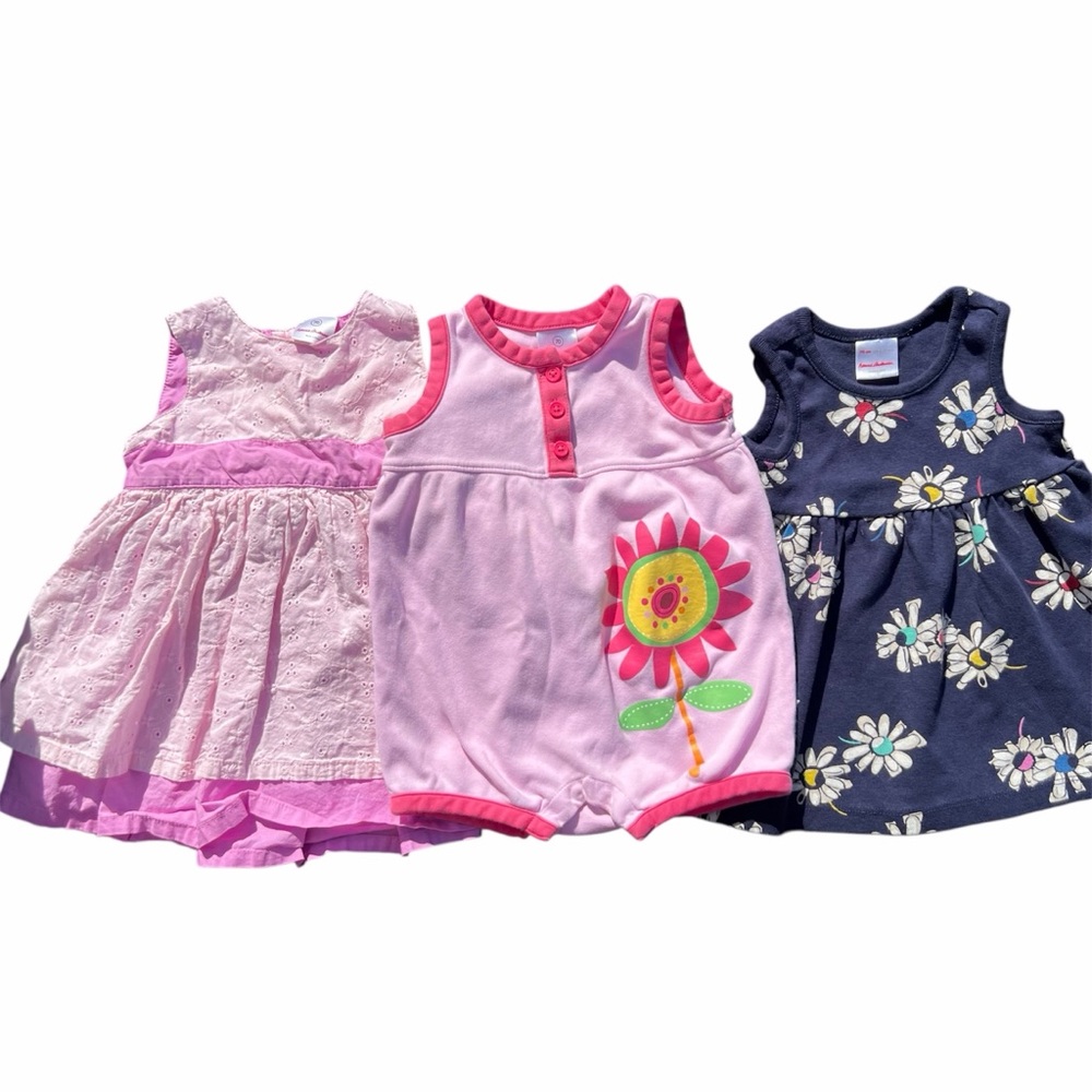 6-9 Mo. Hanna Andersson Girls' Dress & Romper Set